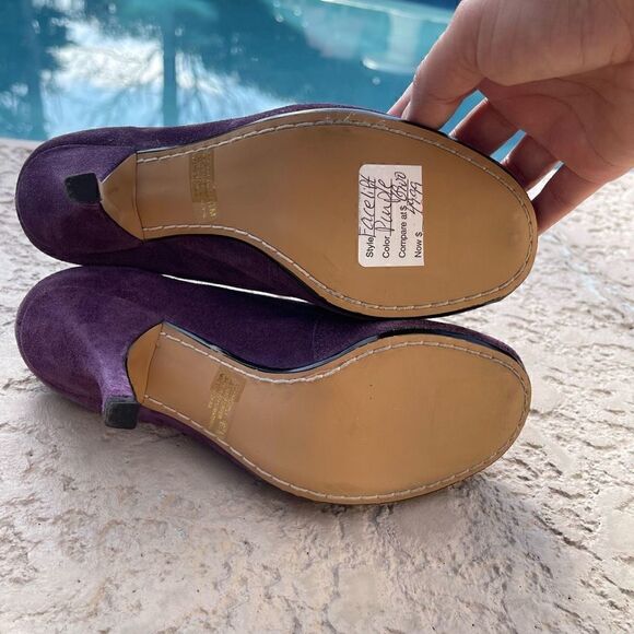 Nine West facelift purple heels in new condition size 61/2M - Picture 6 of 8